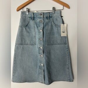 NWT Citizens of Humanity Jean Denim Anouk Skirt from Evereve Size 26 in Orbit